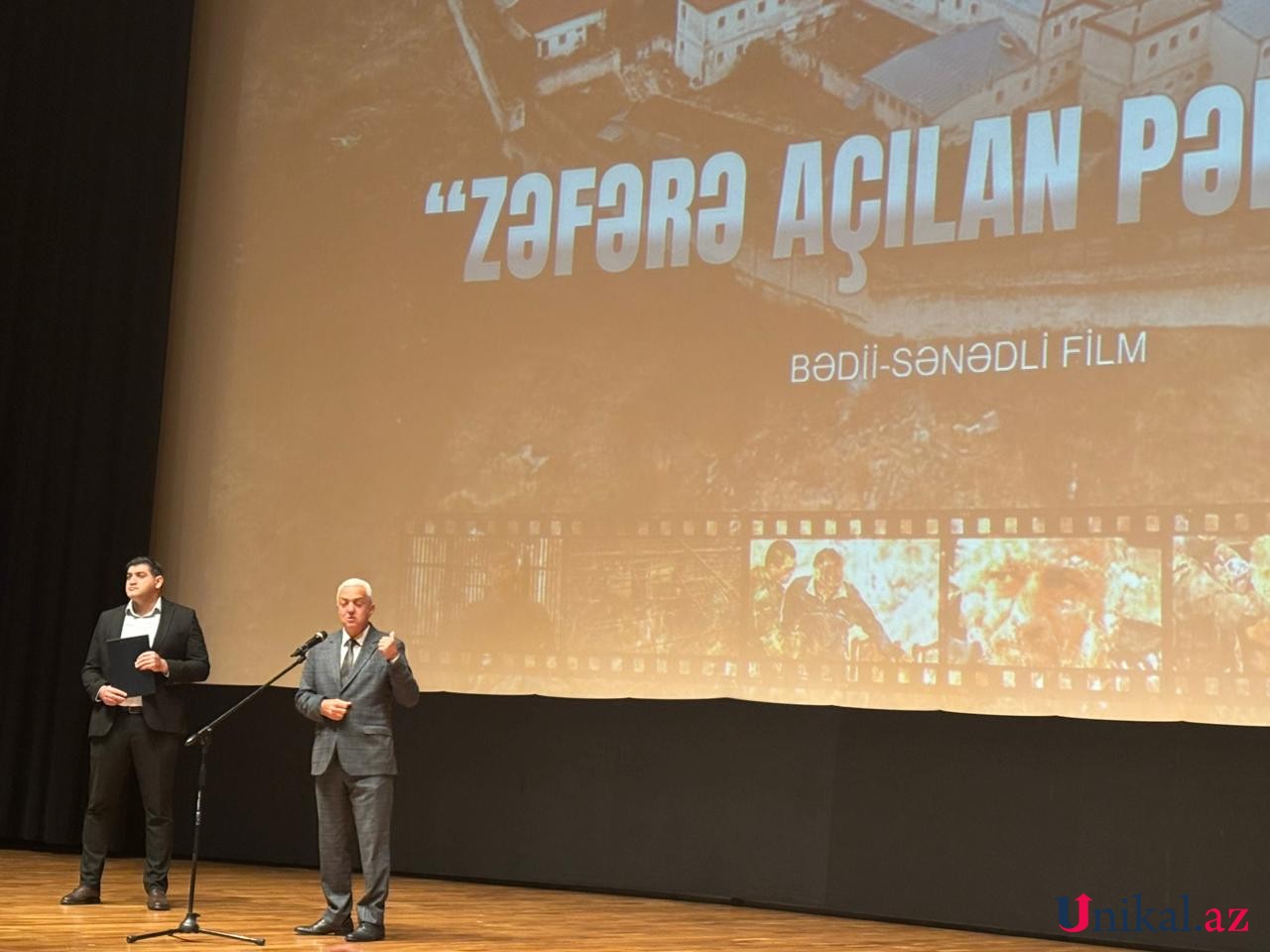 “Zəfərə açılan pəncərə” bədii-sənədli filminin təqdimatı keçirilib - FOTOLAR